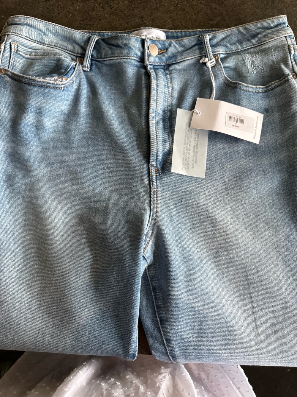 Dear John 33 16/18 Syper Stretchy Taylor Straight Leg Jeans Womens - Picture 8 of 8